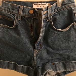 New Trend 80's American Apparel Denim Shorts