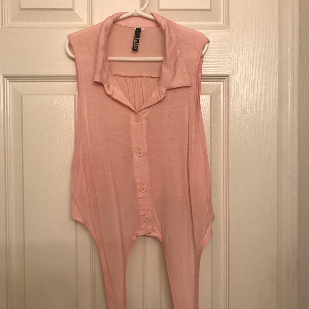 Button Up/Tie Crop Top
