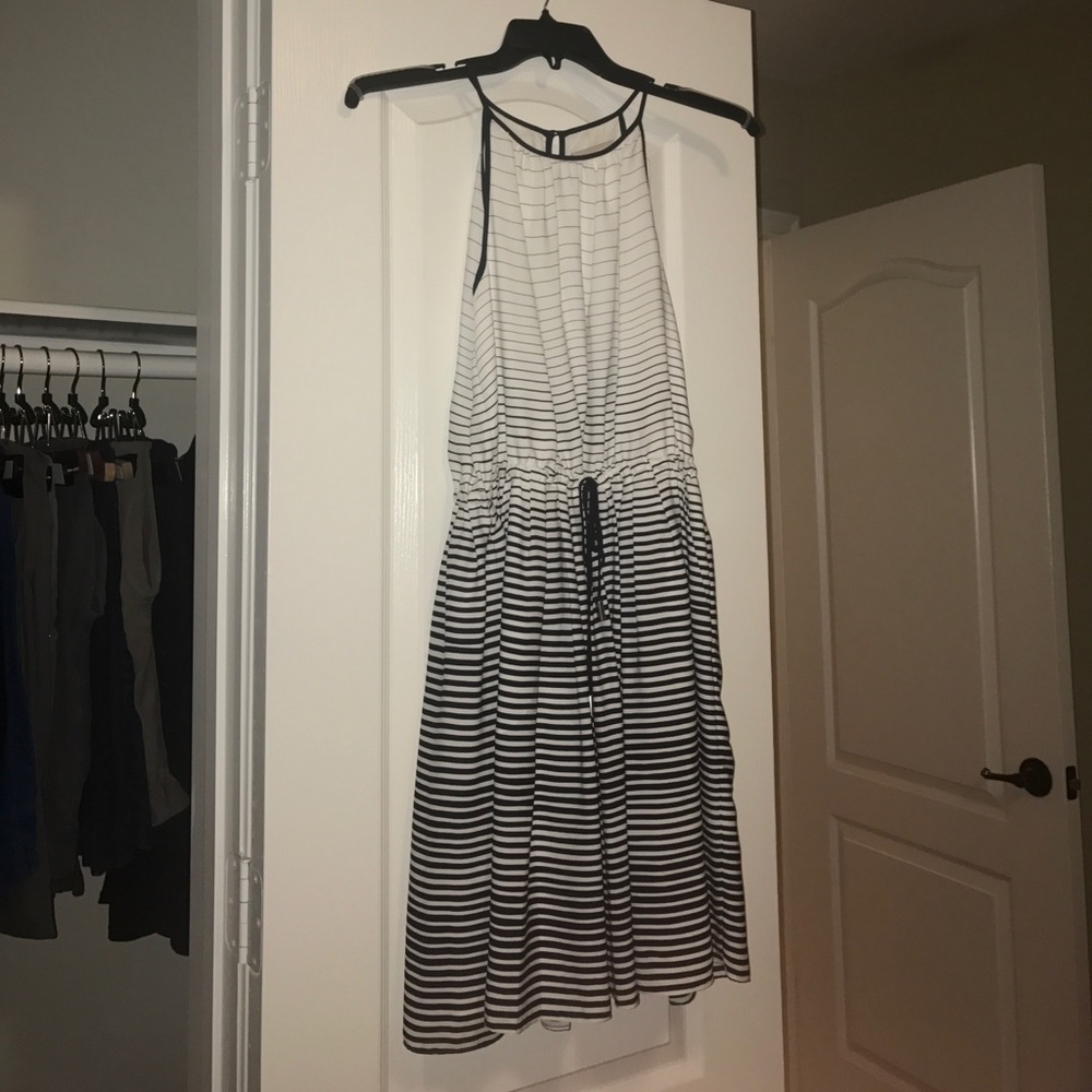 Dress black and white