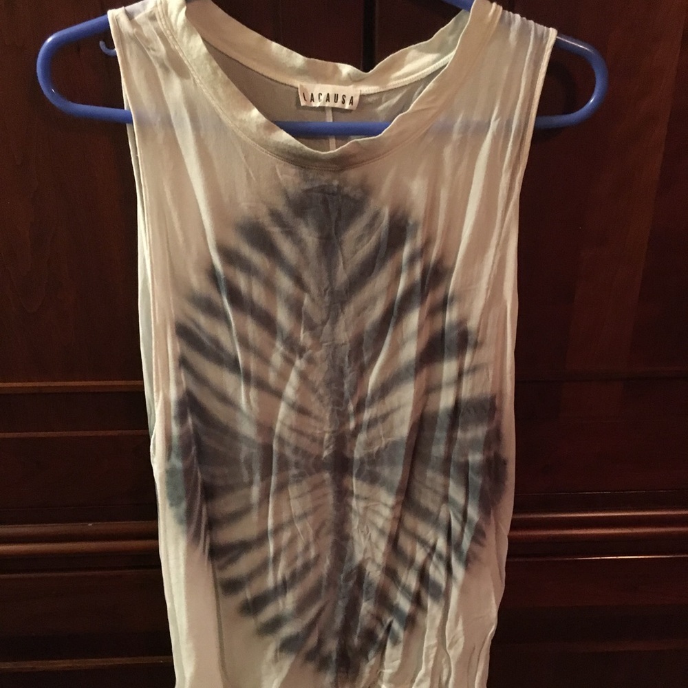 LACAUSA Muscle Tie Dye Tank