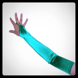 ***Halloween***green fingerless gloves