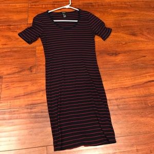 Striped Forever 21 Medium Dress Like New
