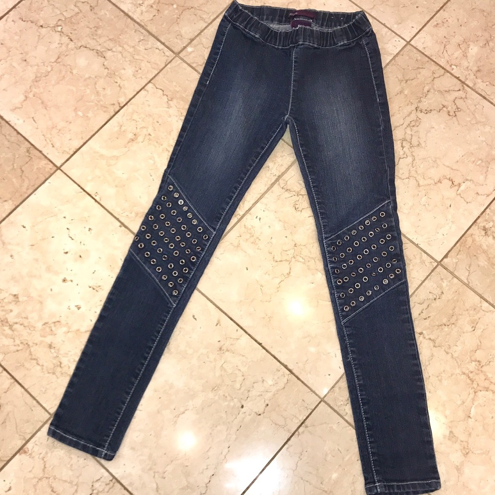 Vigoss  Jeggings  w/ Moto Detail at Knee  Girls 10