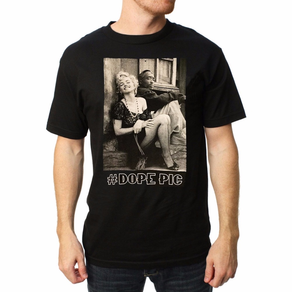 Men's Dope Pic Marilyn Tupac Tee