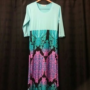 Extra Long Maxi Dress
