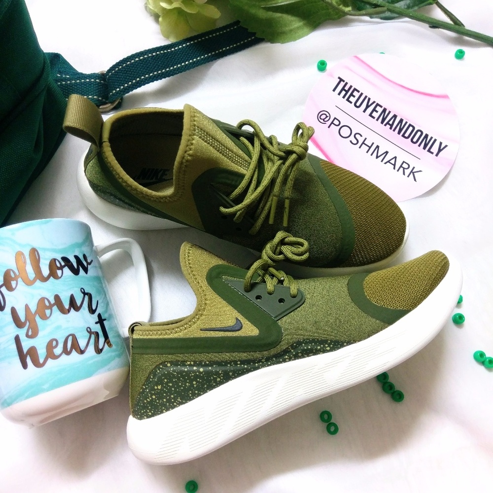 💠1HR SALE Nike Women LunarCharge Essential Olive - Picture 3 of 8