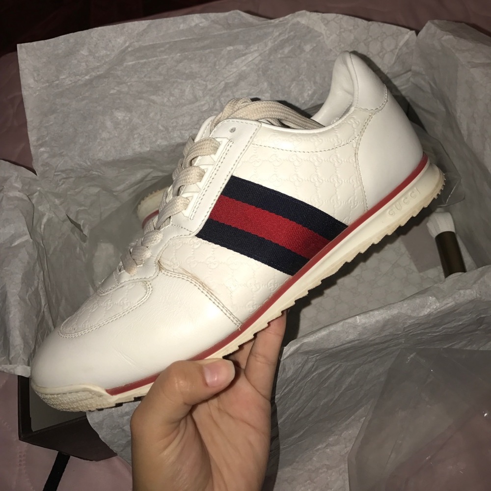 Gucci white sneakers