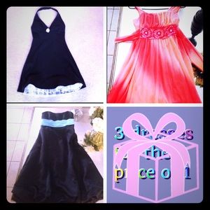 All 3 teen prom dresses