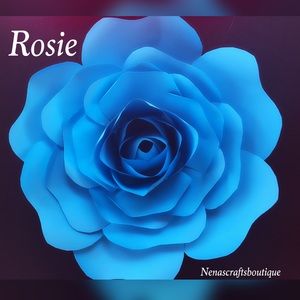 Beautiful cardstock paper roses