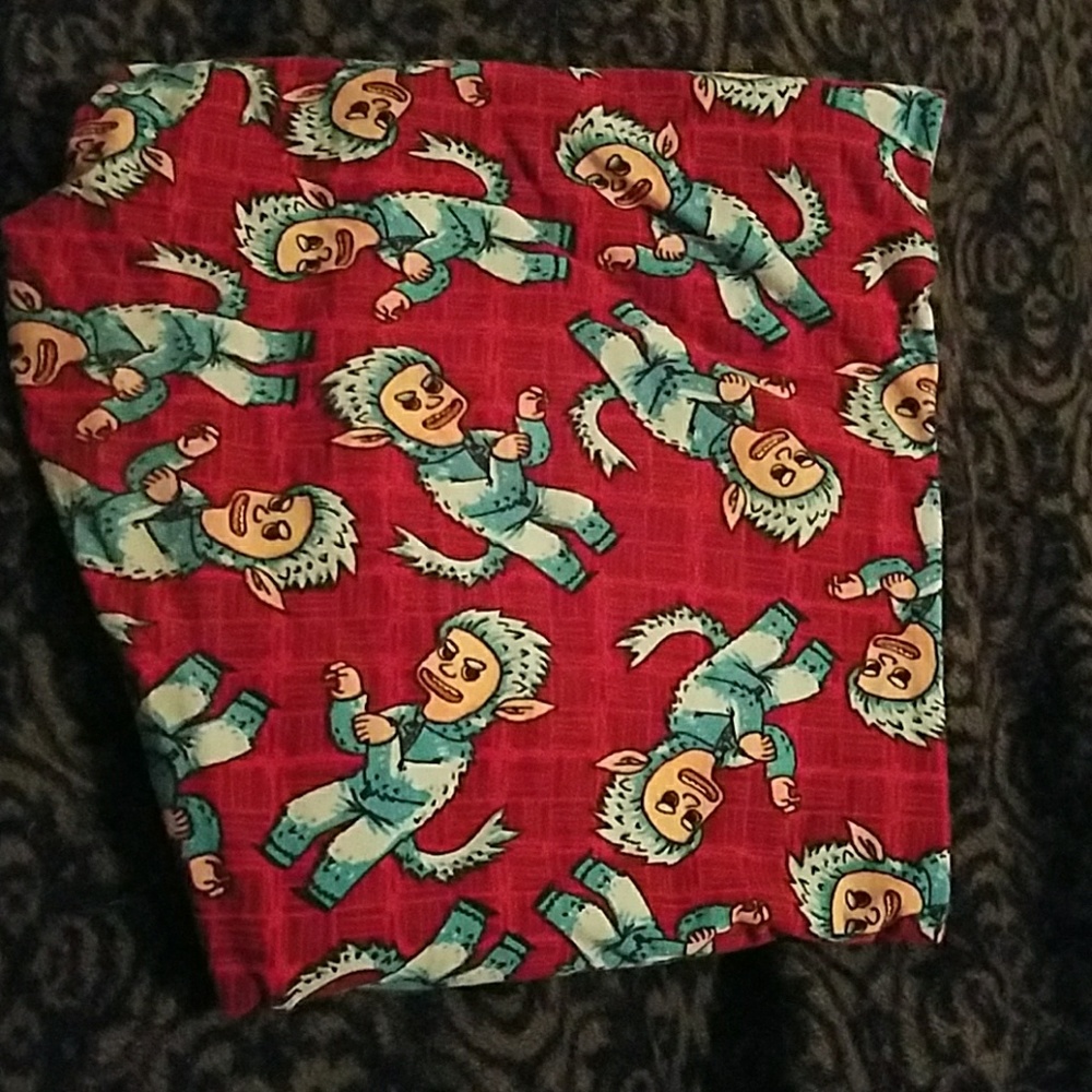 Lularoe wolf boy halloween leggings NWOT