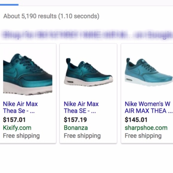 💠HP💠 *LAST PAIR* NEW Nike Air Max Thea Metallic - Picture 2 of 8