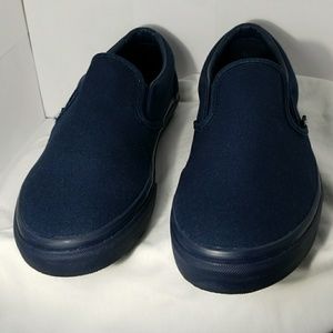 Navy blue Vans slip on size 10.5