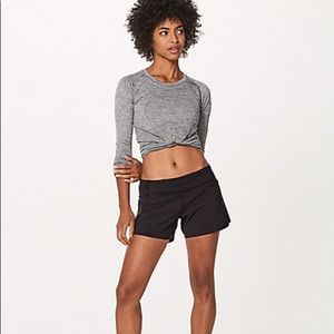 Lululemon 4 way stretch shorts