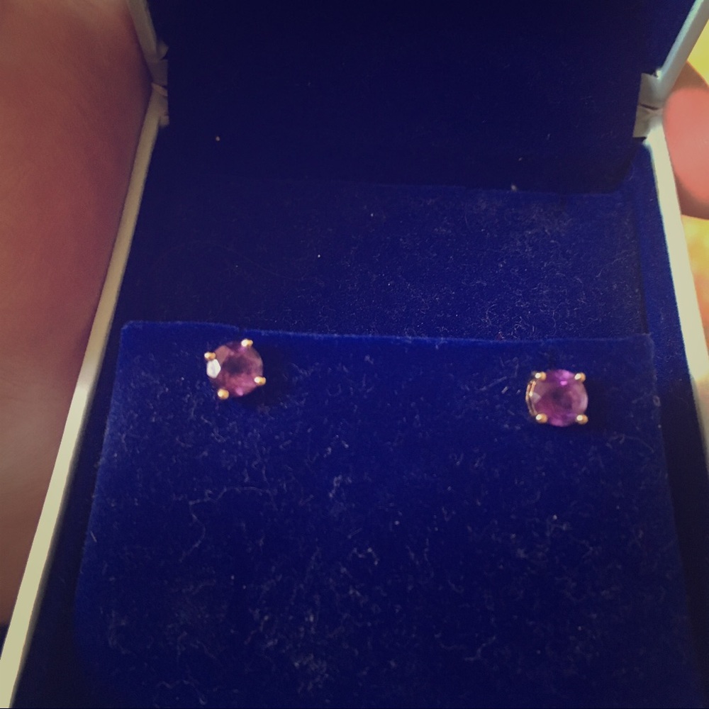Miore amethyst earrings
