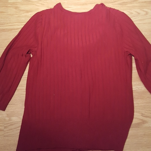 Burgundy ladies sweater - Picture 4 of 4