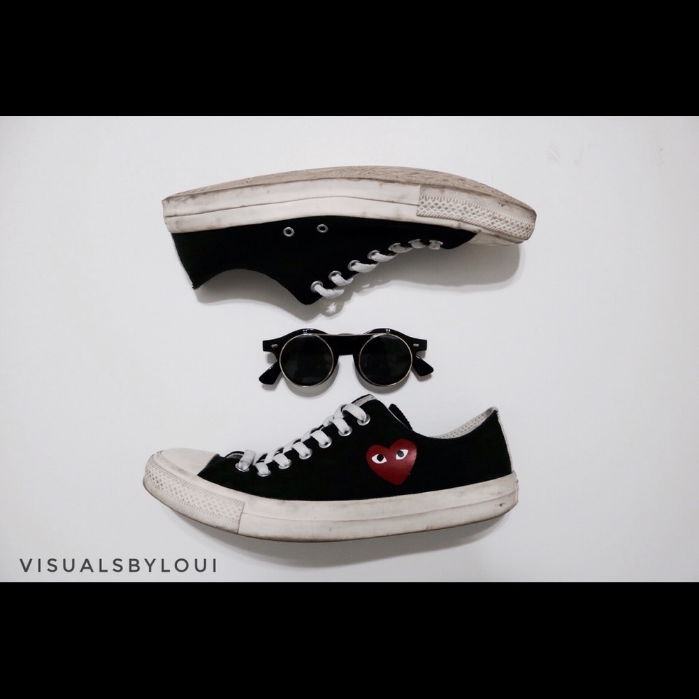Comme des garçons converse.