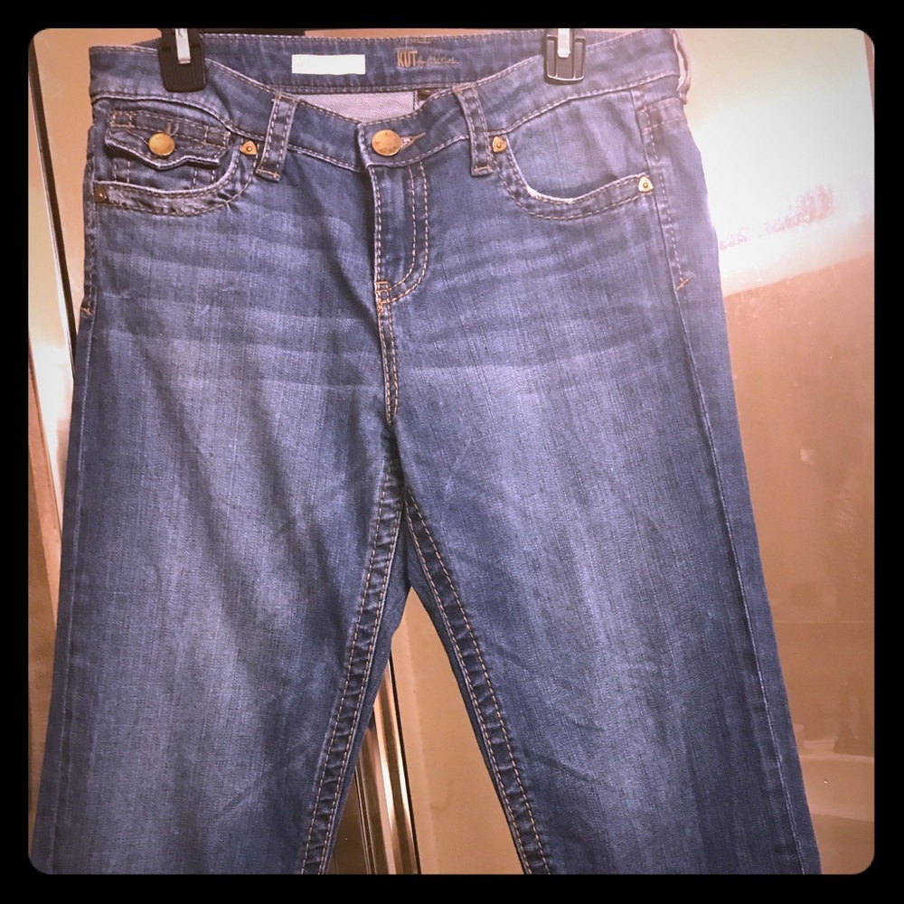 KUT From the Kloth Natalie cropped jeans size 8