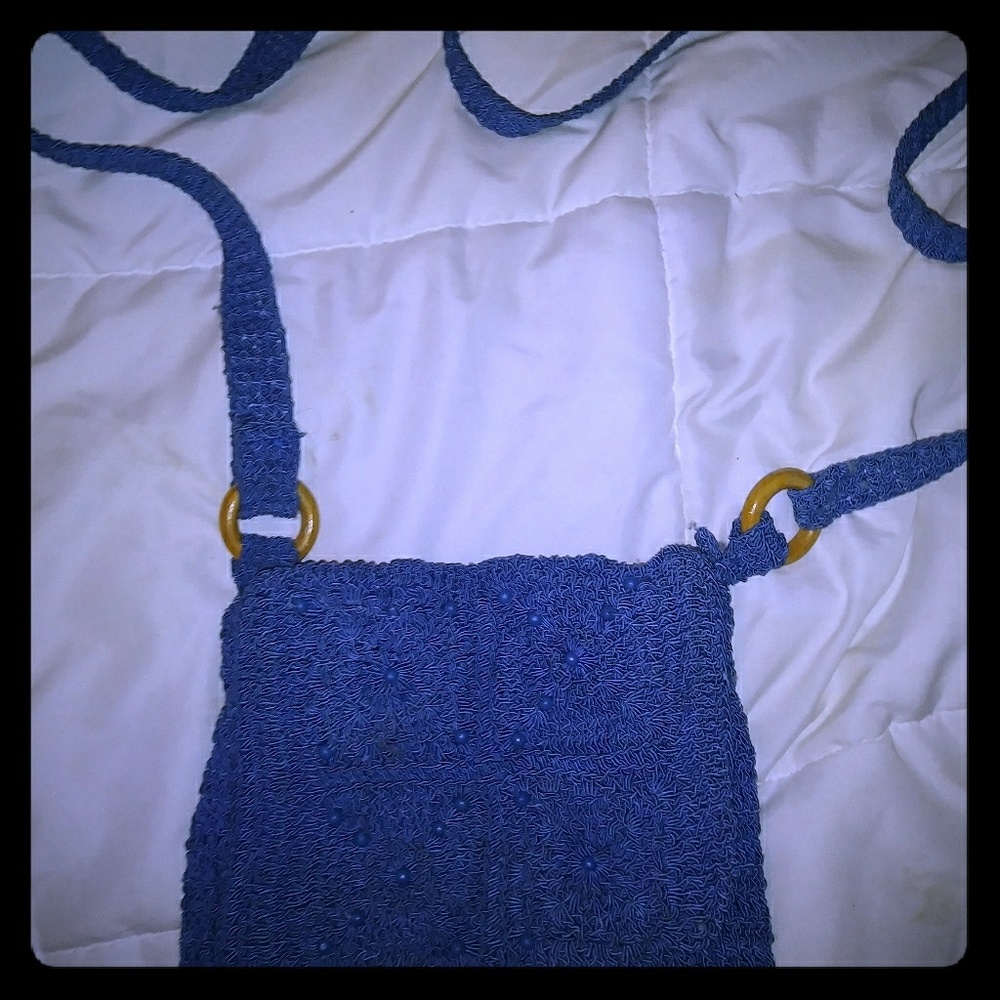Blue Crossbody Purse