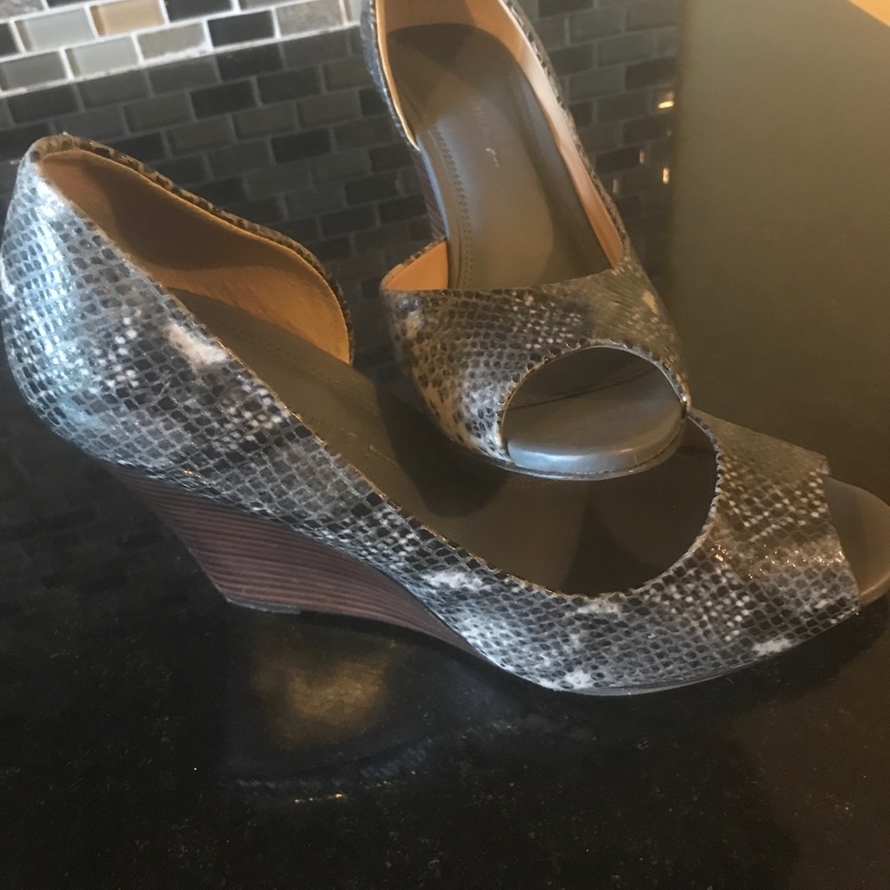 Banana Republic Snake Skin Wedge