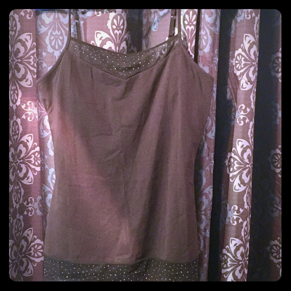Brown tank top