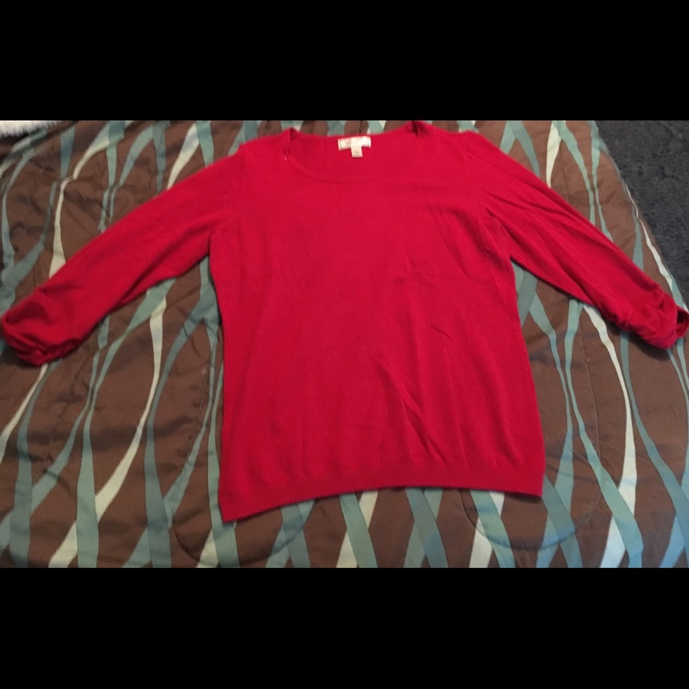 Red sweater