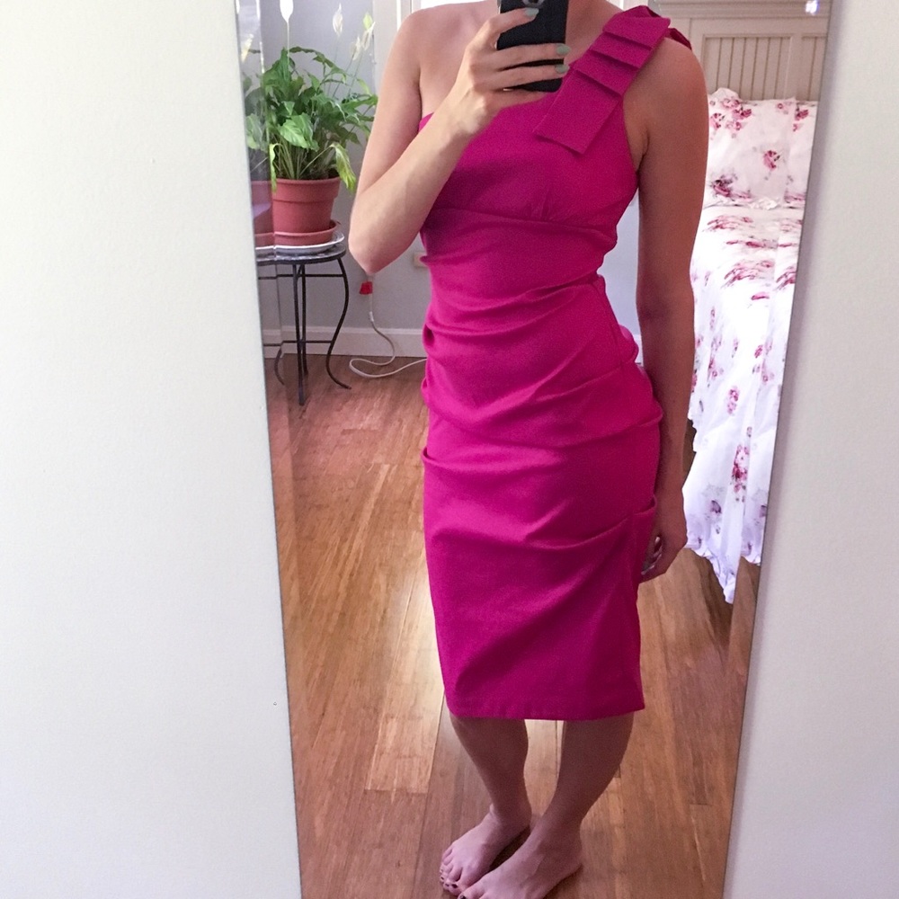 Cache Hot Pink Dress