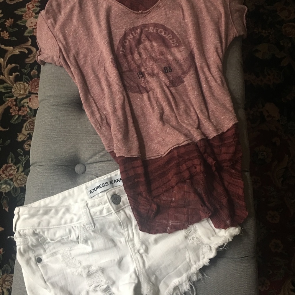 Express shorts ***Shirt is sold***
