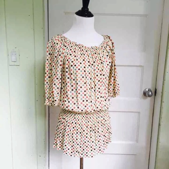 Anthropologie Tops - Anthro Polka shirt