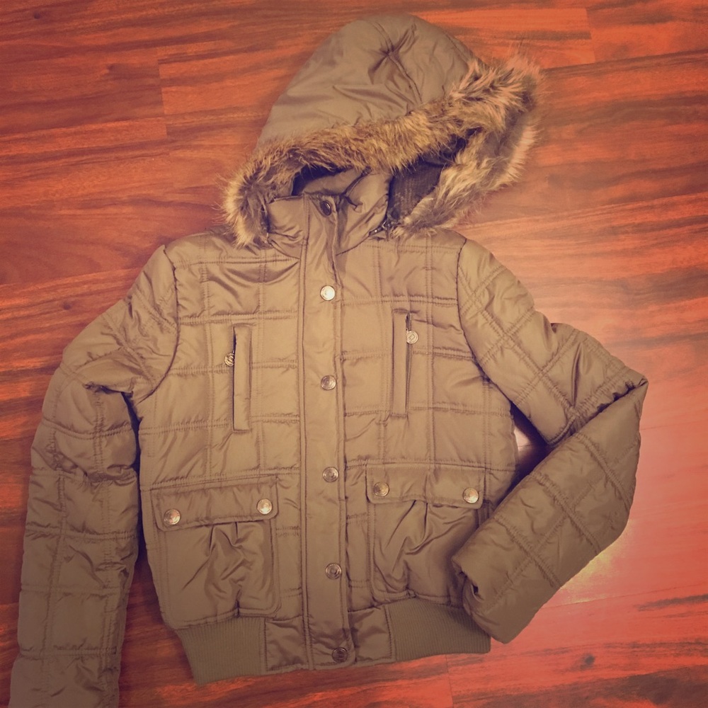 Green DollHousePuffer Jacket