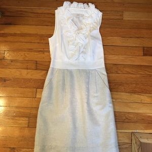 Lovely white dress with pockets