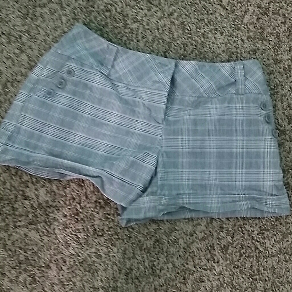 Plaid shorts