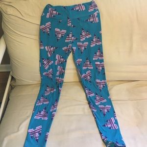 Castle One Size Lularoe Leggings EUC
