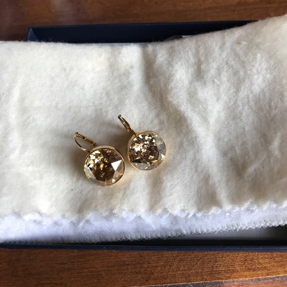 Large gold Swarovski Bellas