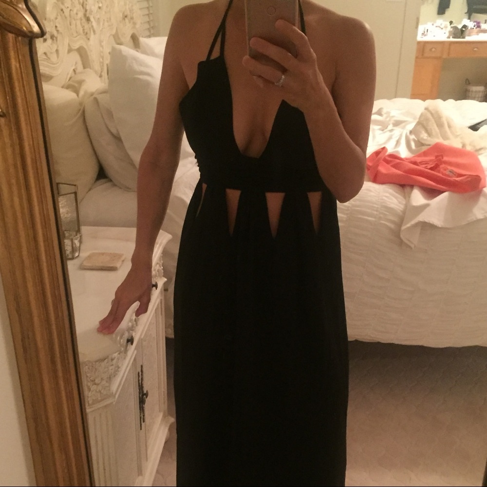 Black Sabo Skirt Maxi