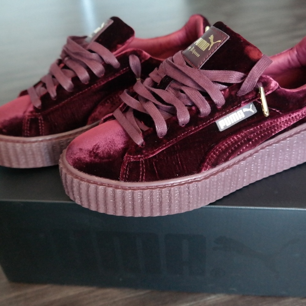 Rihanna Puma Velvet Creepers (Royal Purple)