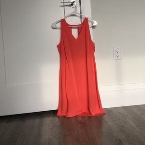 Old Navy coral shift dress -- never worn