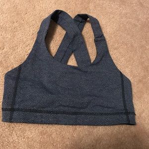 Lululemon herringbone sports bra
