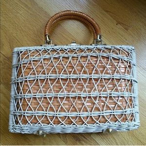 Vintage classic white purse