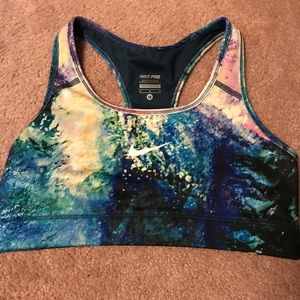 SOLD Rare multicolor Nike sports bra