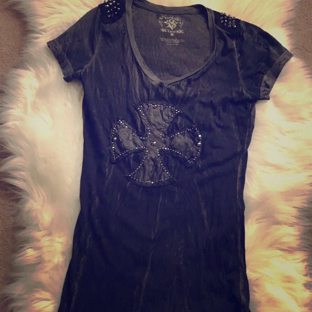 Buckle Brand Velvet Stone T-Shirt