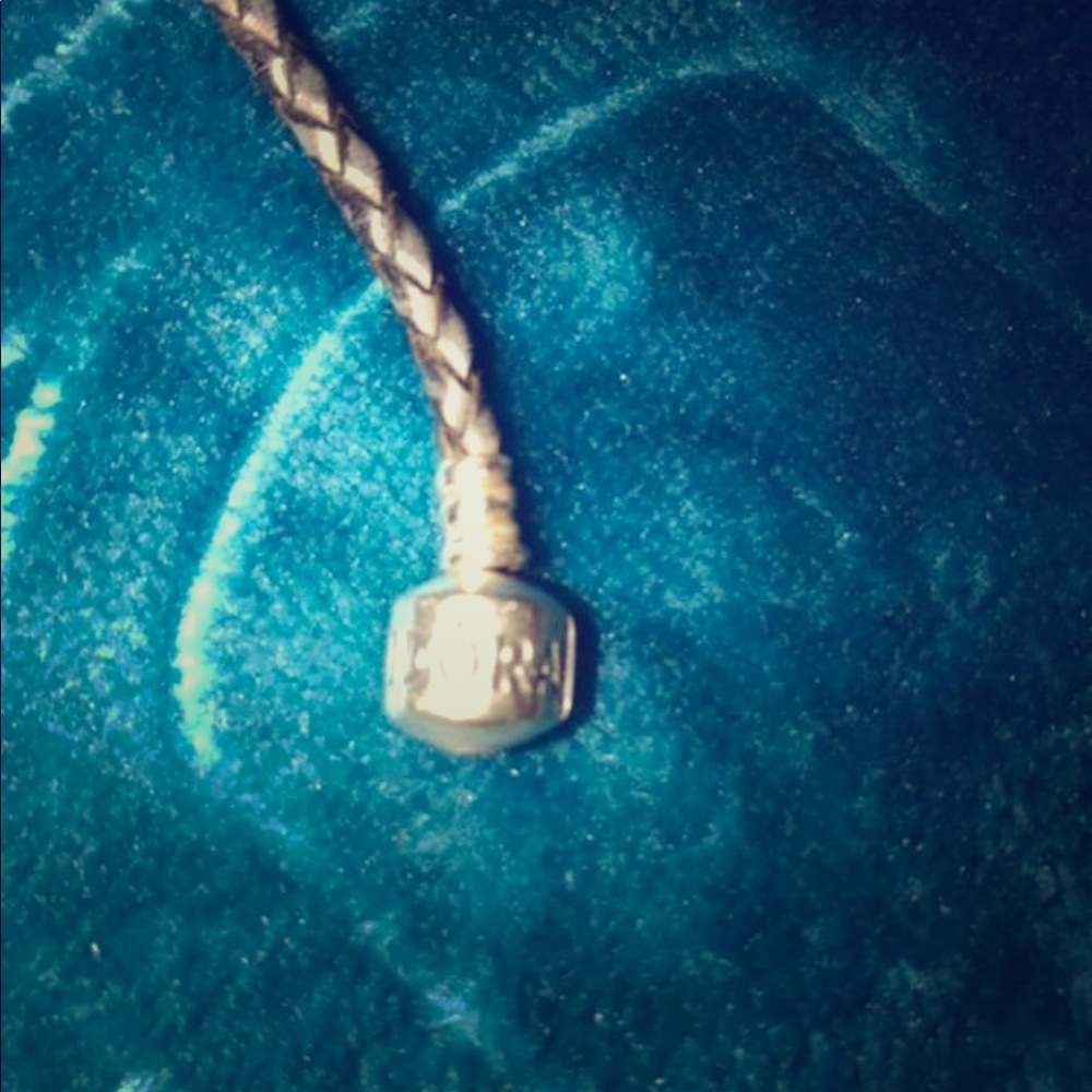 Leather double wrap pandora bracelet