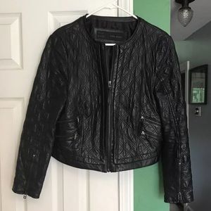 Zara faux leather jacket