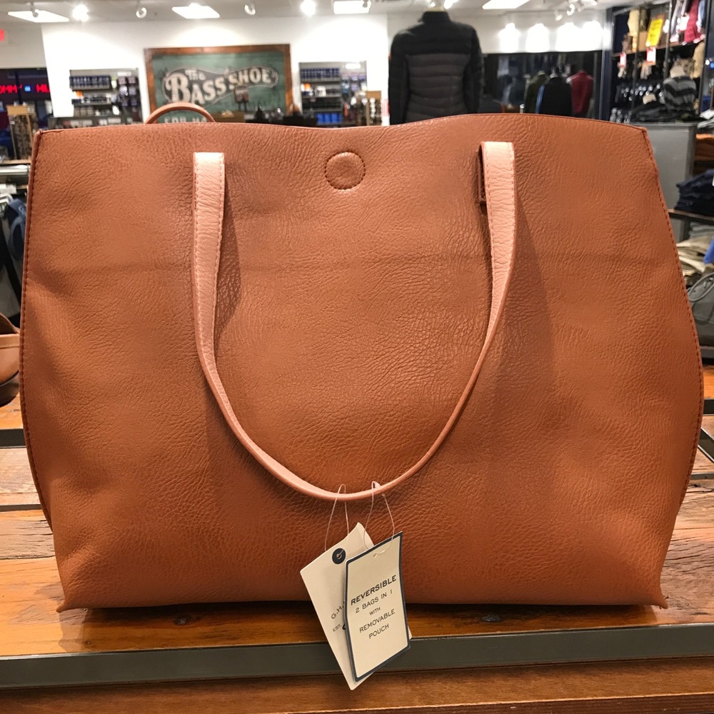 NWT large reversible purse