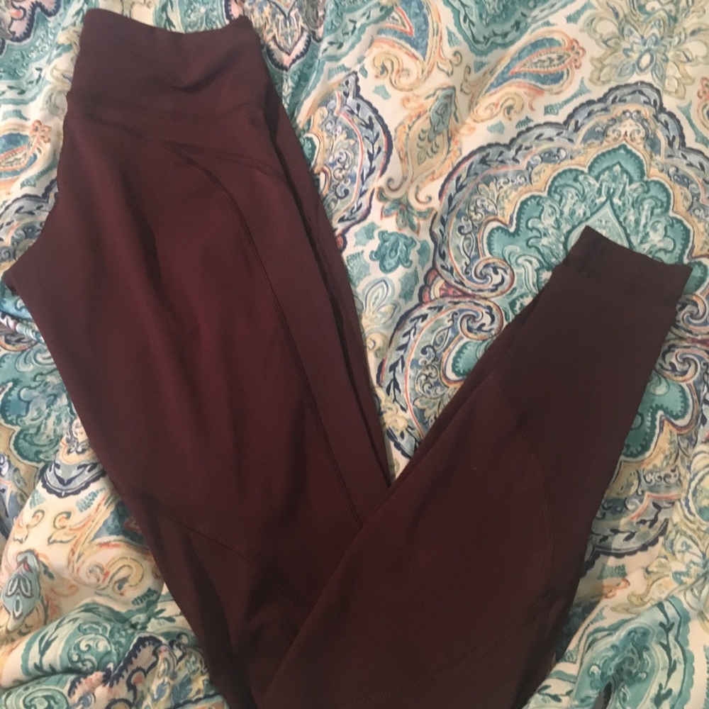 Lululemon Maroon Leggings