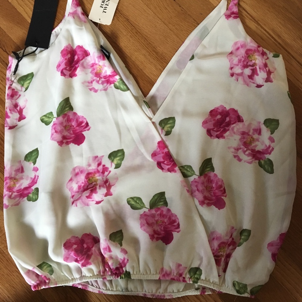 NWT floral tank blouse - Picture 2 of 2