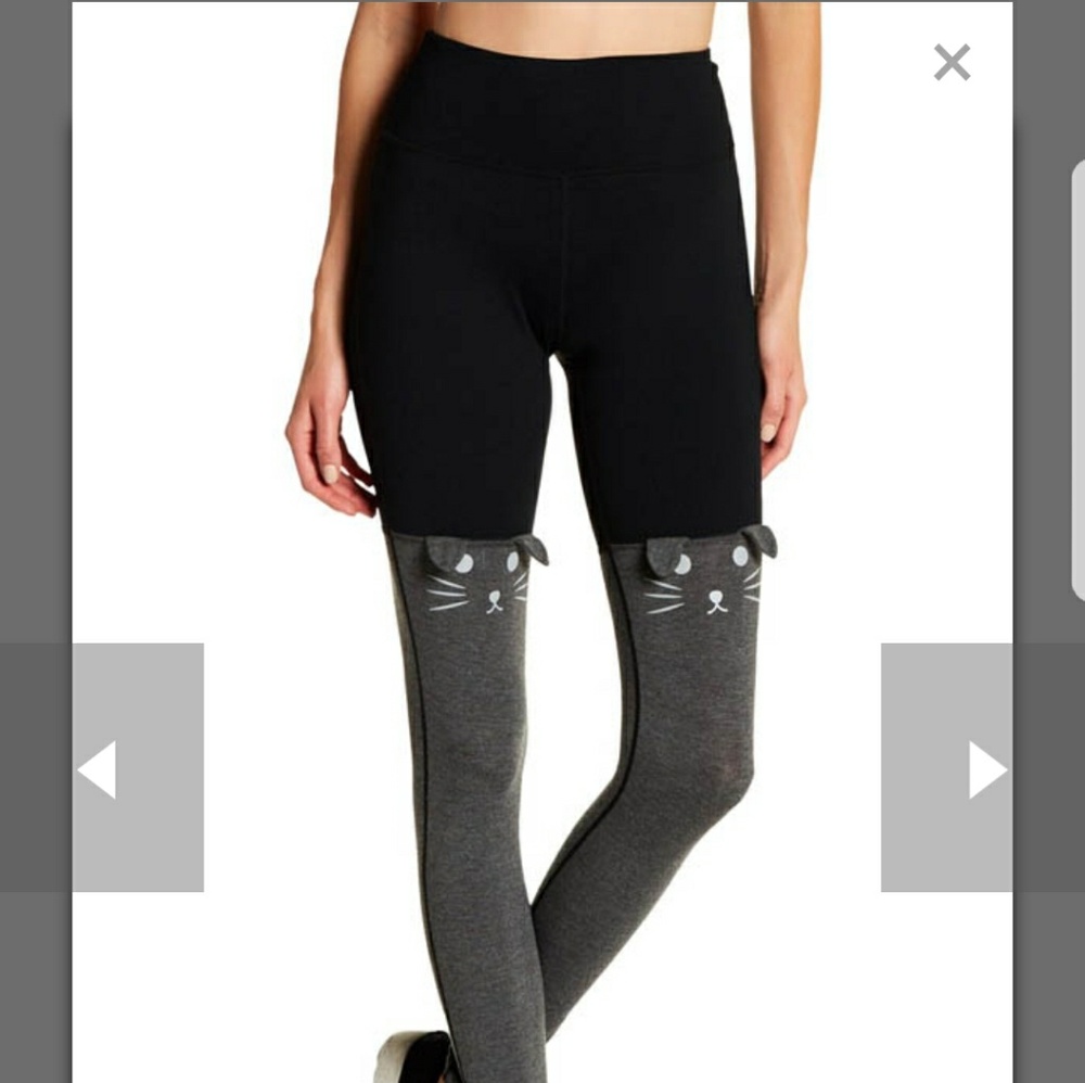 NWOT 'Kitty Two Color Legging'