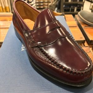 NWT Burgundy Leather Penny Loafers