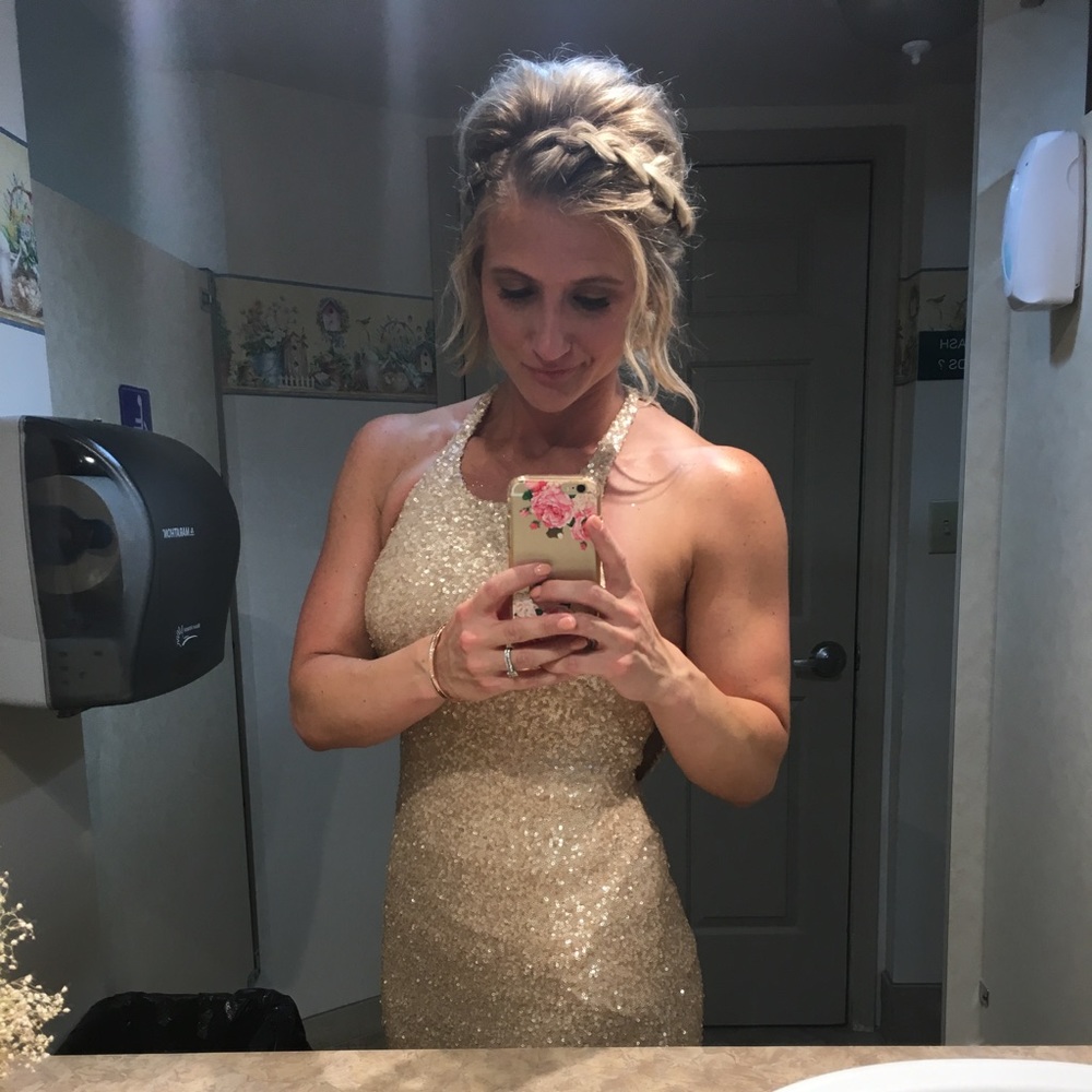 Sorella Vita Rose Gold Bridesmaid Dress