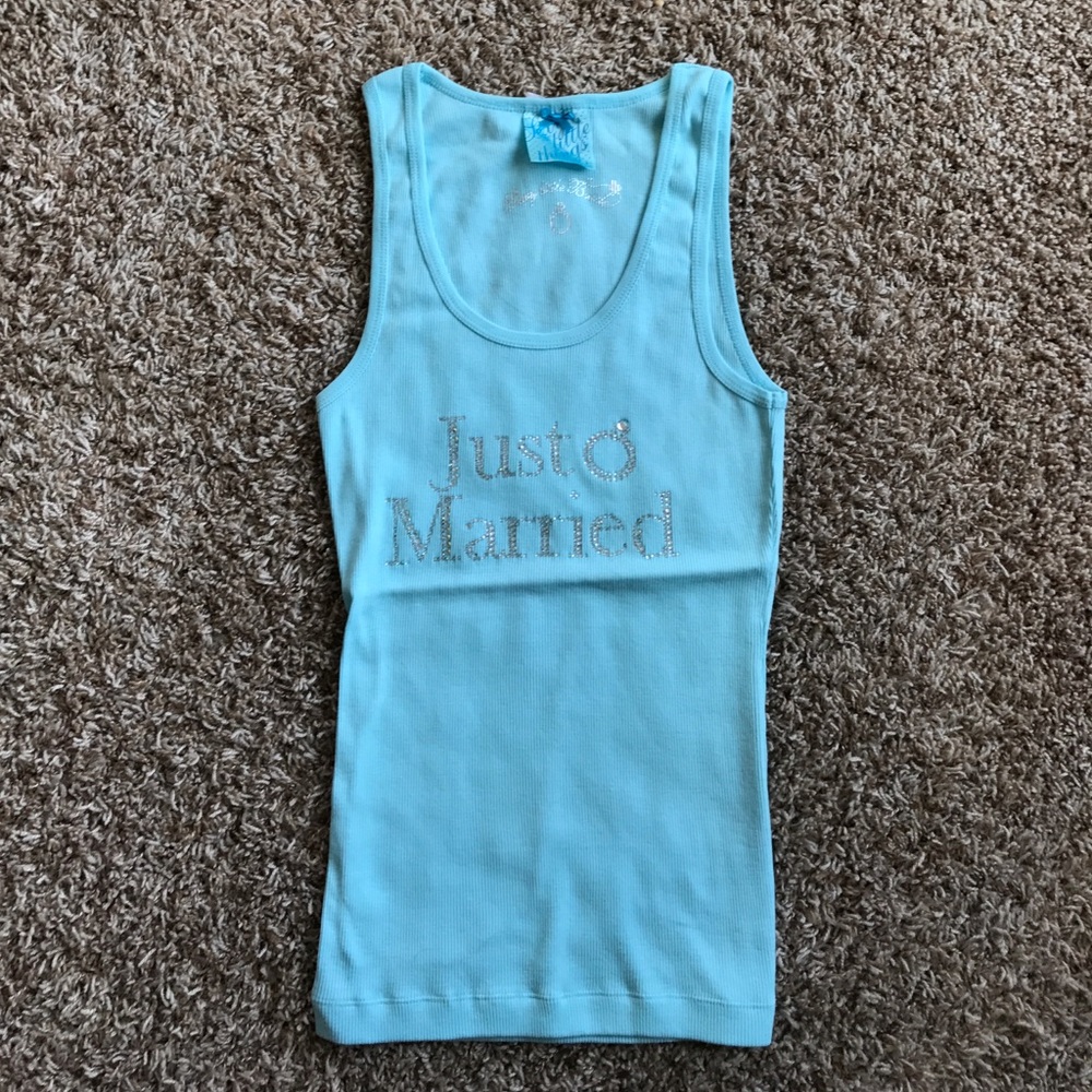 "Just Married" tank top by VS SLT