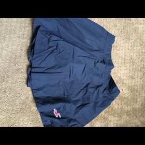 Navy skater skirt